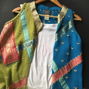 SUSAN BRISTOL Sweater Vintage Sleeveless Vest